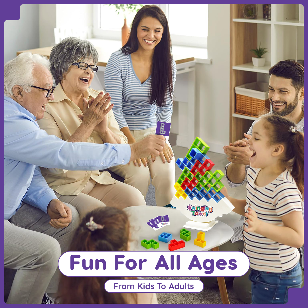 💥Swinging Tower Game || Perfect For Kids & Adults 👨👩👦👦 Mind Game🔥