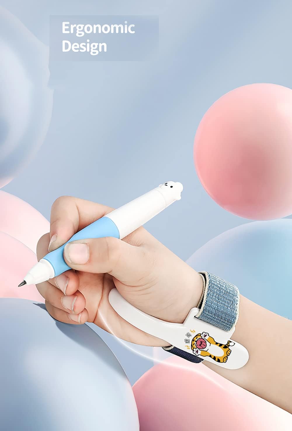 Handwriting Posture Correction Tool for Students – Adjustable Pen Grip Aid for Children & Beginners