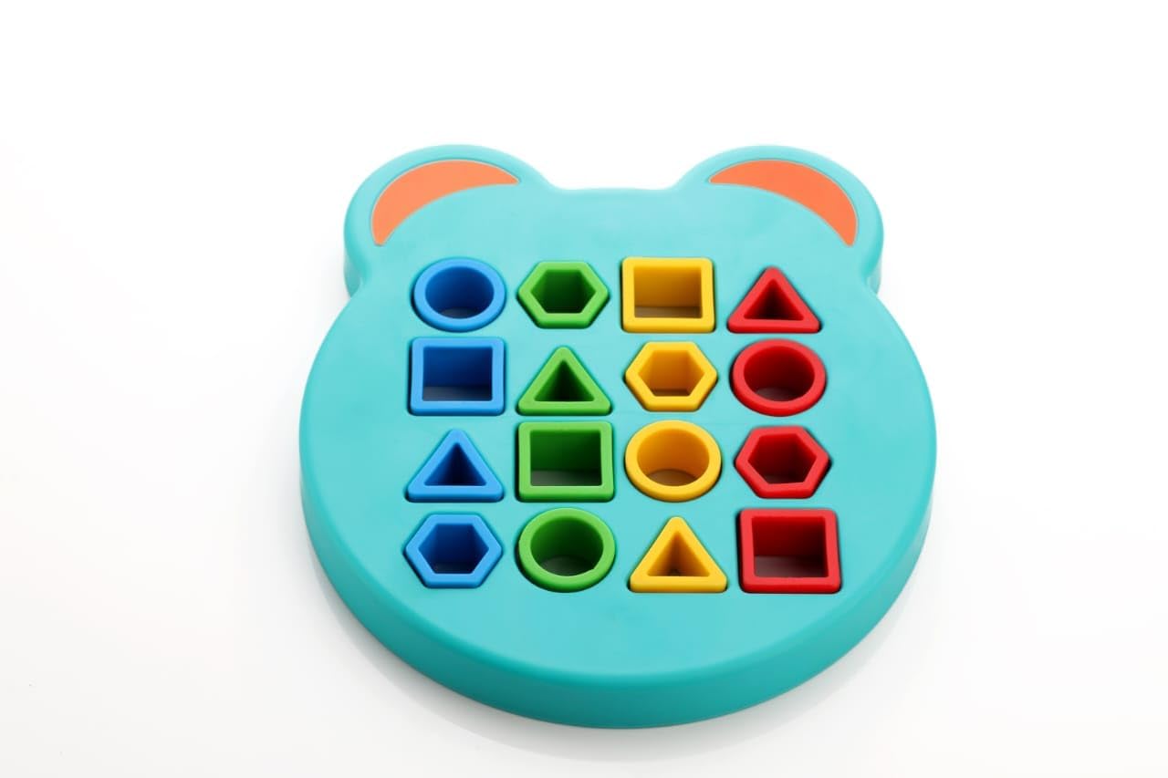 Shape Matching Educational Game Toy | Color & Shapes Puzzles Learning Games Toy for Kids Ages 1-8