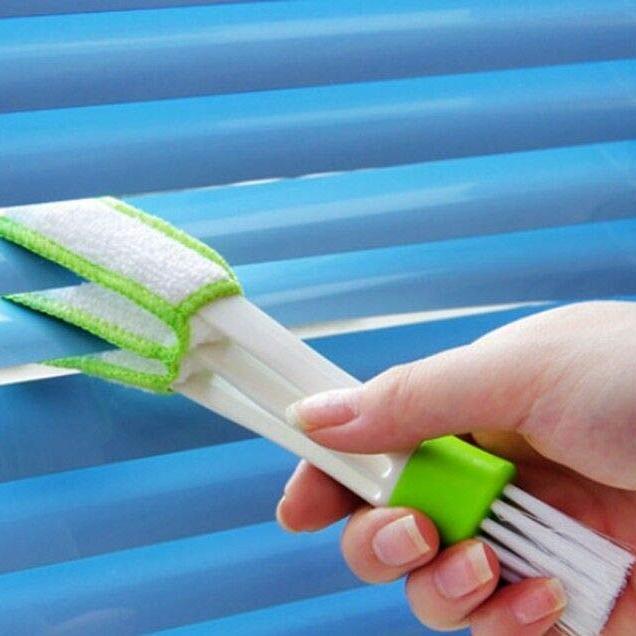 Multipurpose Microfiber Double Sided Cleaning Brush for Car AC, Air Vent, Blinds, Dashboard, Computer Keyboard & Laptop Cleaner (BUY 1 GET 1 FREE)