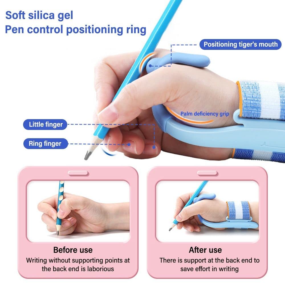 Handwriting Posture Correction Tool for Students – Adjustable Pen Grip Aid for Children & Beginners