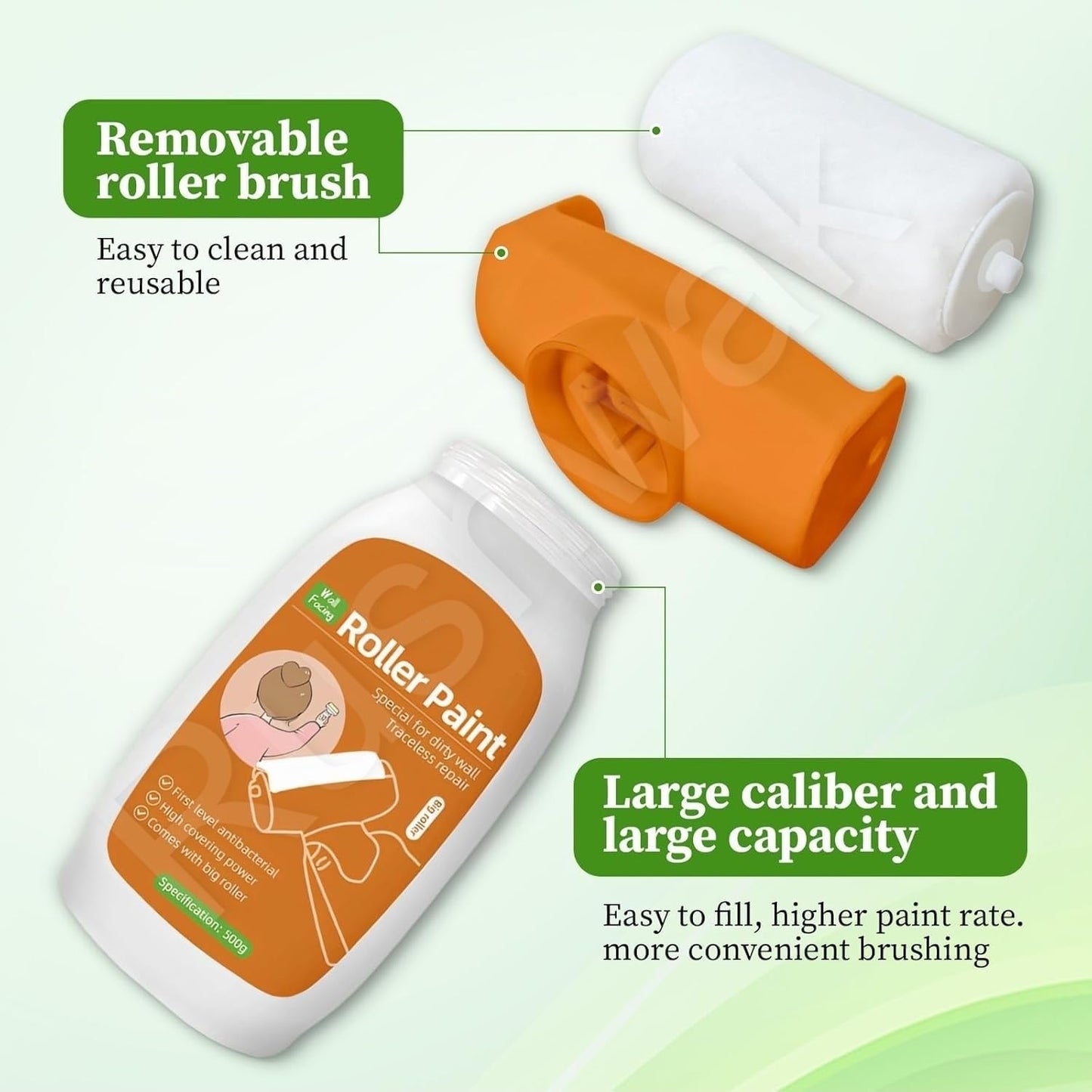 WallRevive Roller™ – DIY Wall Mark & Stain Touch-Up Tool