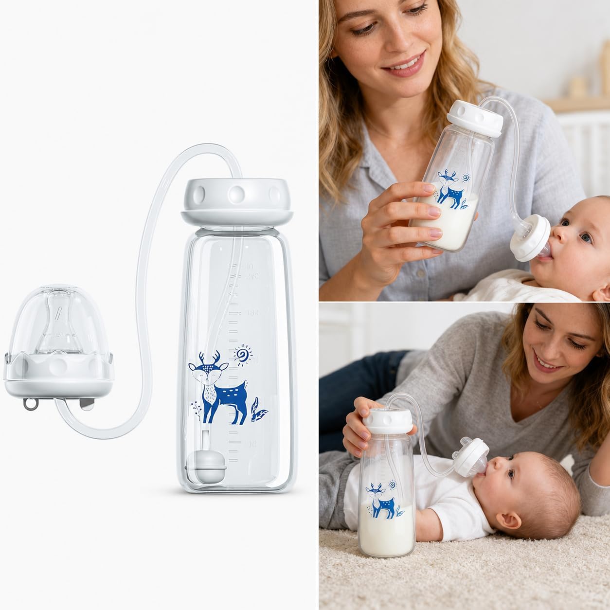 š¼ SipNest⢠360° Baby Feeding Bottle ā