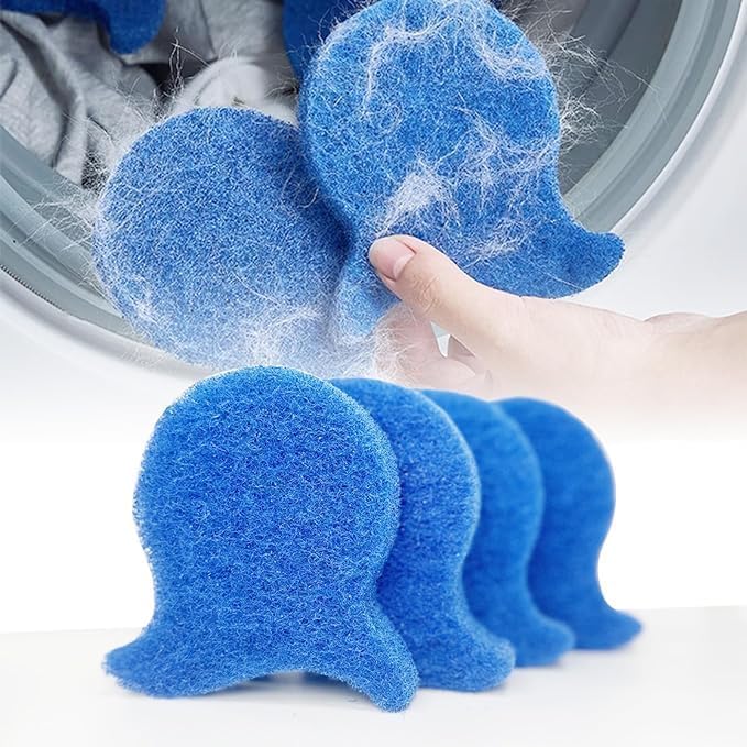 Reusable Pet Hair & Lint Remover for Washing Machine – Washable Laundry Fur Catcher for Clothes, Sofas, Pet Beds & Car Seats