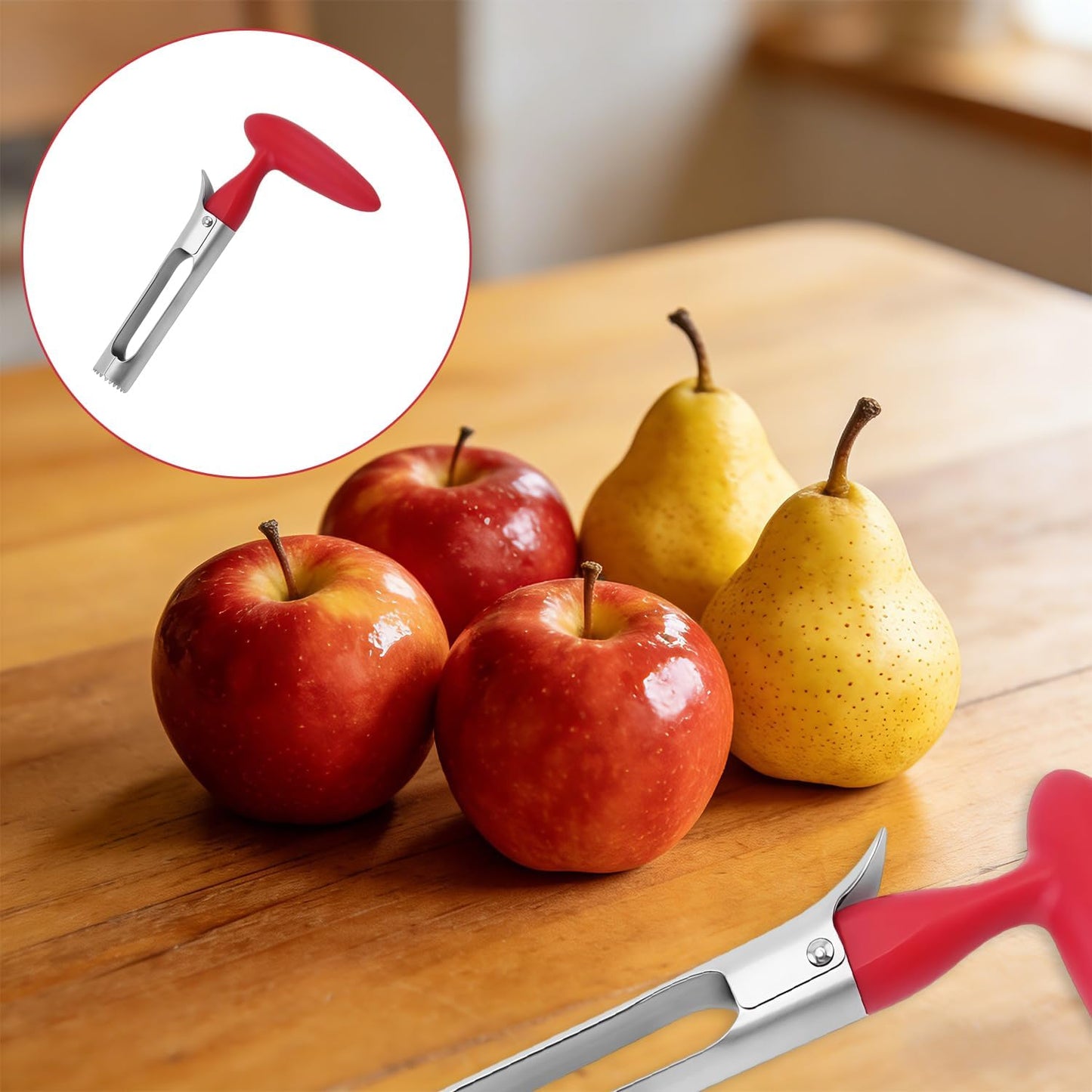 🥇 🍎 CoreEase Pro – Stainless Steel Fruit Coring Tool