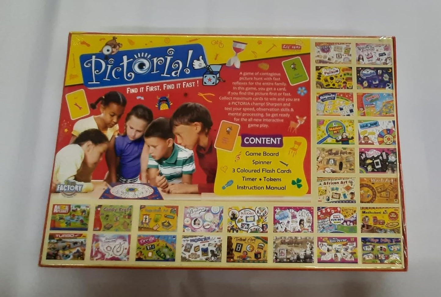 Pictorial Board Game for 6+ kids