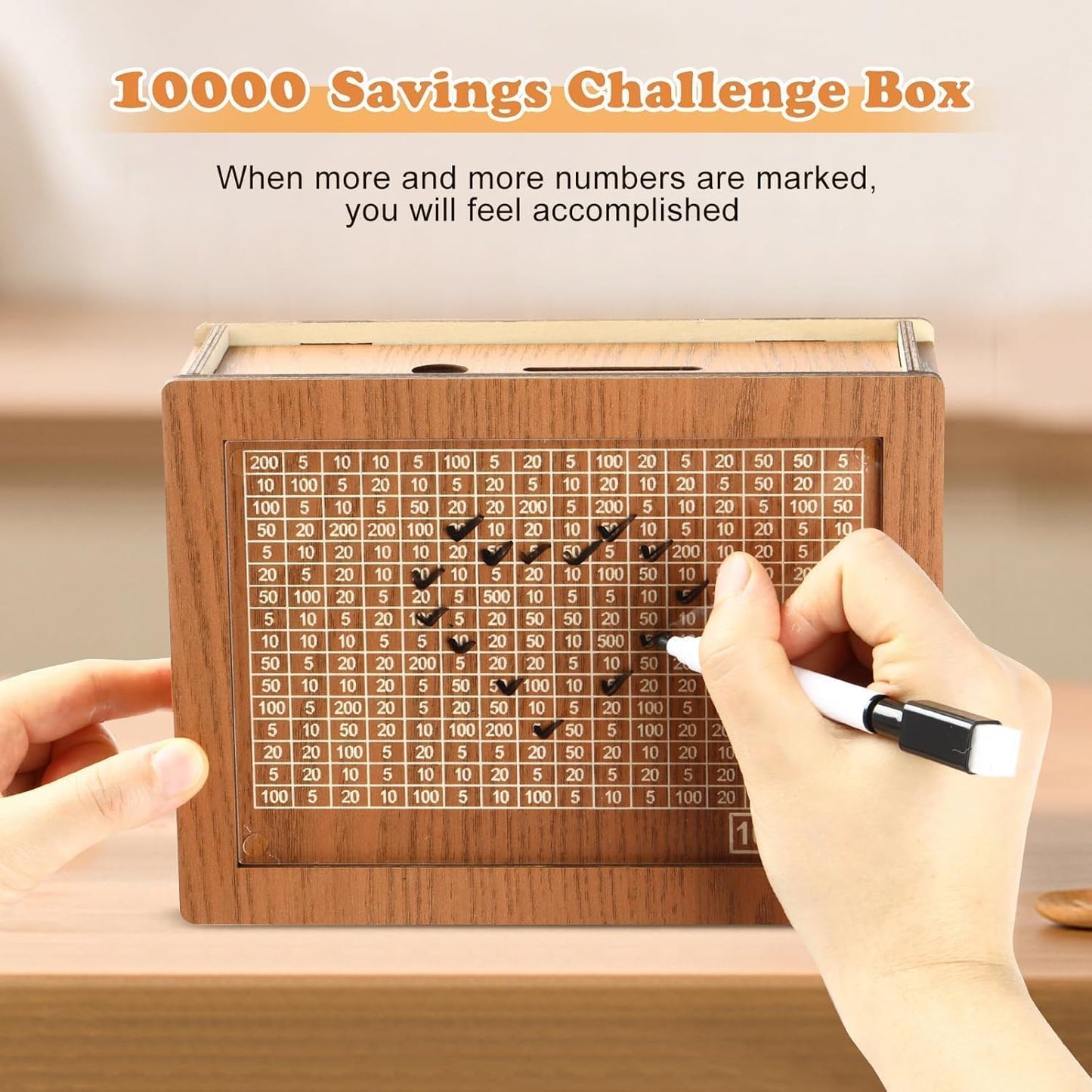 Tranding Piggy Bank - Modern Cash Collection Bank for Kids and Adults, Fun Money Management Tool, Stylish Home Décor