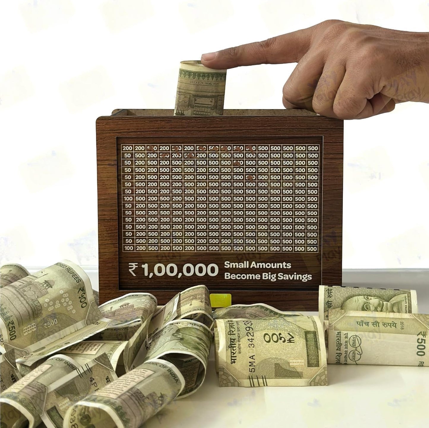 Tranding Piggy Bank - Modern Cash Collection Bank for Kids and Adults, Fun Money Management Tool, Stylish Home Décor