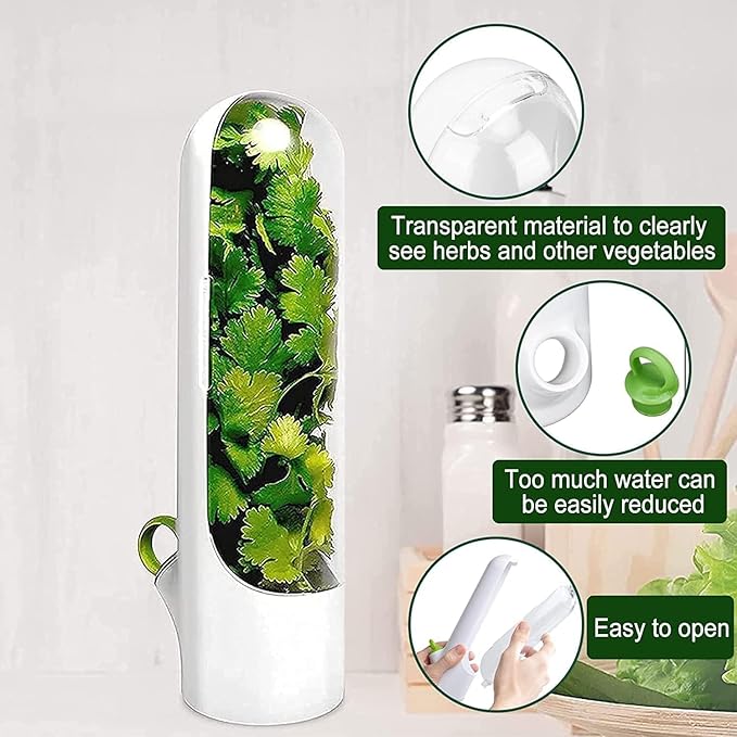Herb Saver Pods šæ Best Storage Container for Freshest Produce