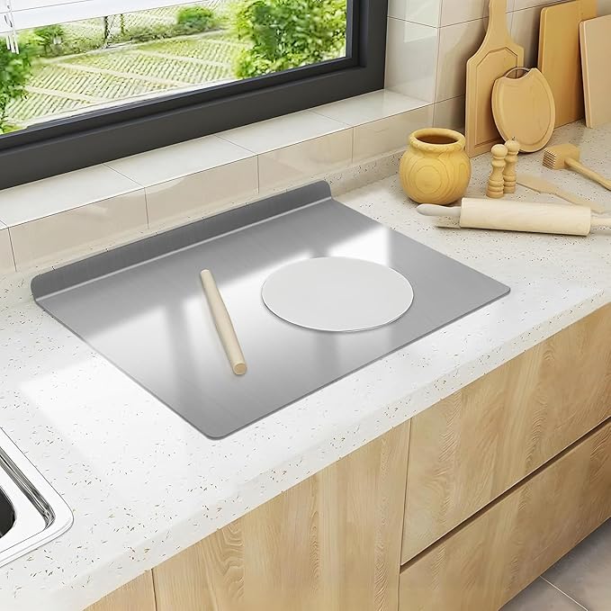 Stainless Steel Chopping Board & Kitchen Countertop 🏠💯💪🌿👨🍳