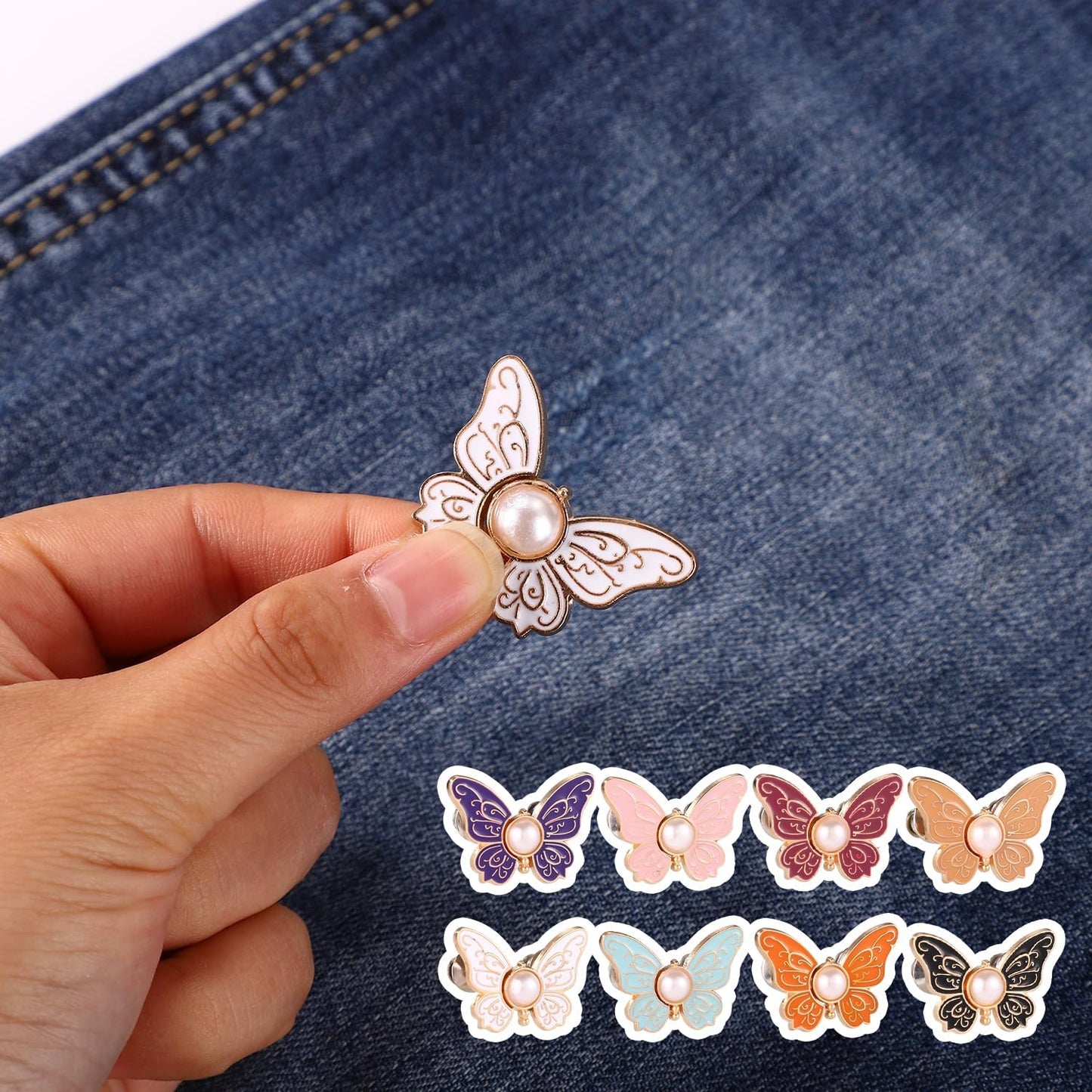 🔥8 Butterfly-Shaped Waist Tightening Straps
