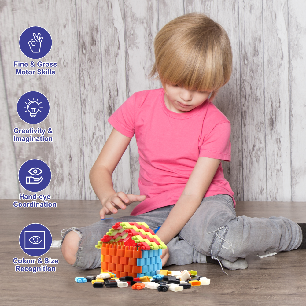 Bullet Puzzle Blocks, DIY Educational Building Blocks