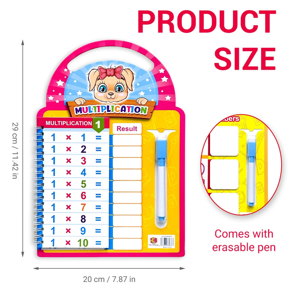 Montessori Arabic & English book an educational toy designed to teach the English alphabet, letter recognition, and basic vocabulary.
