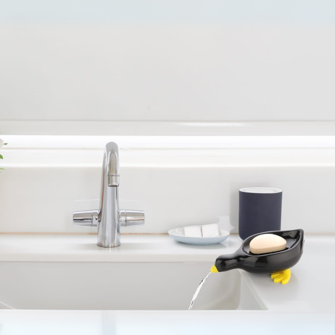 Cute Duckling Soap Holder for Multipurpose use - with auto drain special feature