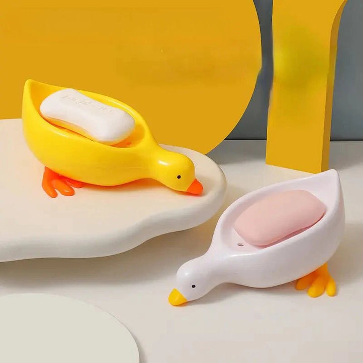Cute Duckling Soap Holder for Multipurpose use - with auto drain special feature