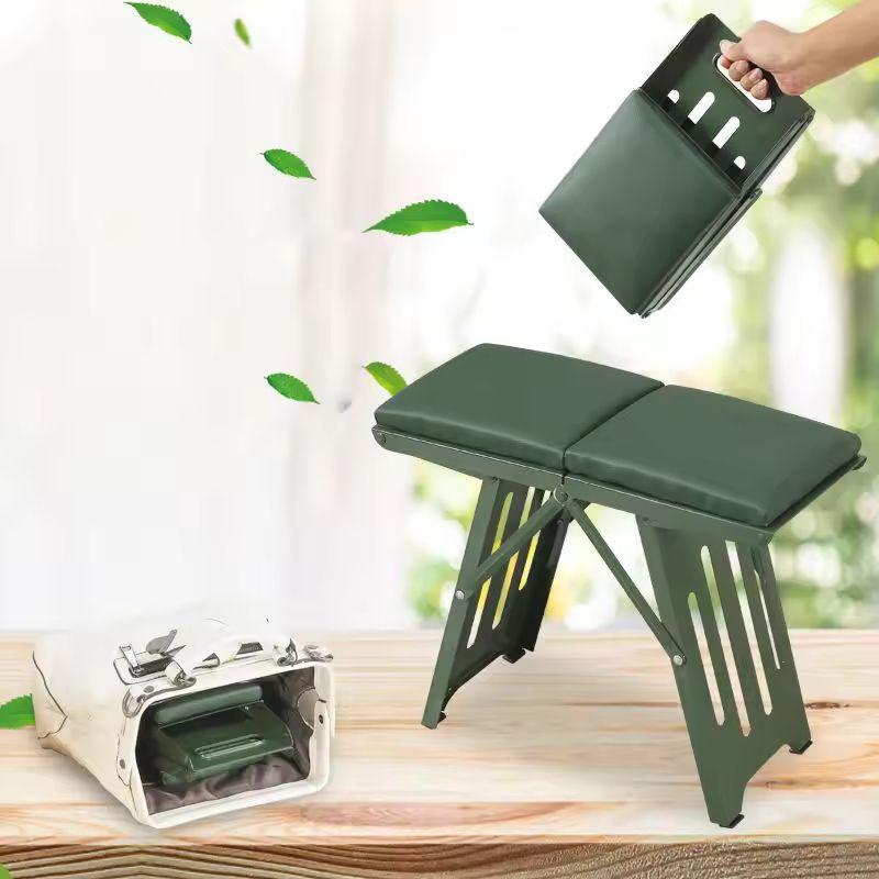 🪑🌴 Travel-Friendly Folding Stool – Beach 🏖️ | Hike 🥾 | Picnic 🧺 Use