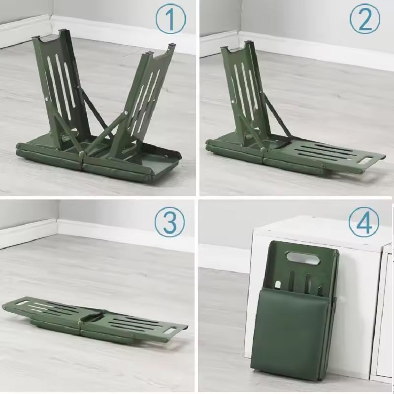 🪑🌴 Travel-Friendly Folding Stool – Beach 🏖️ | Hike 🥾 | Picnic 🧺 Use