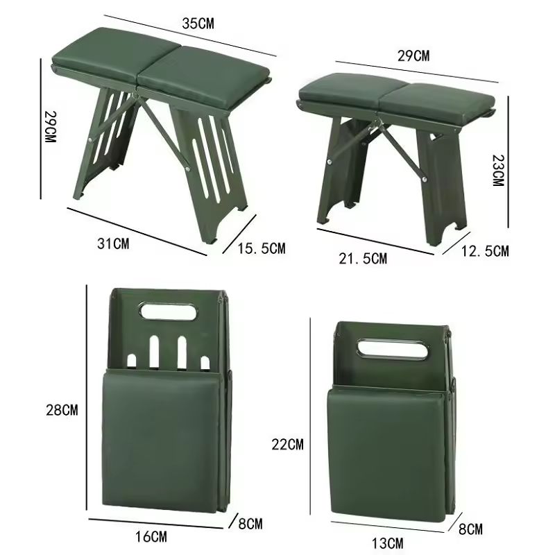🪑🌴 Travel-Friendly Folding Stool – Beach 🏖️ | Hike 🥾 | Picnic 🧺 Use