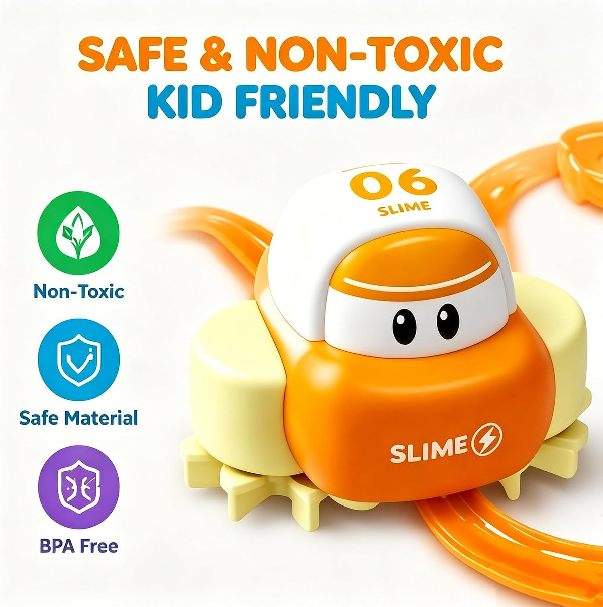 Magic Slime Track Car — Draw-Your-Own-Track Kit