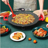 💨36 CM Electric Non Stick Frying Pan Big Size with Plastic Handle, Cable, Cord || Multipurpose Nonstick Chicken Fry Pan Tawa🍽