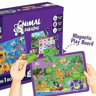 4 in 1 Animal Magnetic Puzzle & Sudoku