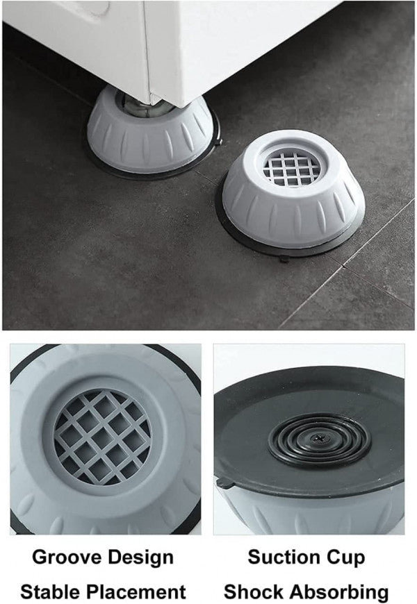 MEGA OFFER - Anti Vibration Rubber Washing Machine Feet Pads (Set of 4)