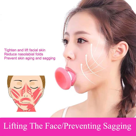 Silicone Facial Jaw Exerciser – Breath Training, Stress & Craving Reducer🔥For Both Men & Women🔥 (Buy 1 Get 1 Free) - Pack Of 2