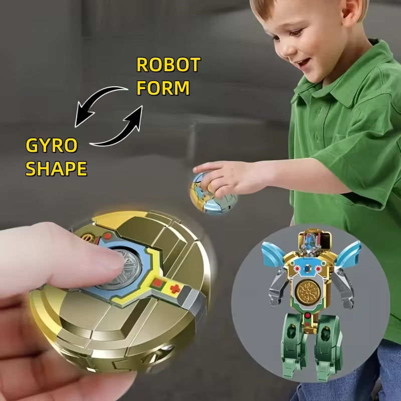 2-in-1 Transforming Robot Ball Toy for Kids – Action Robot & Rolling Ball Play Toy