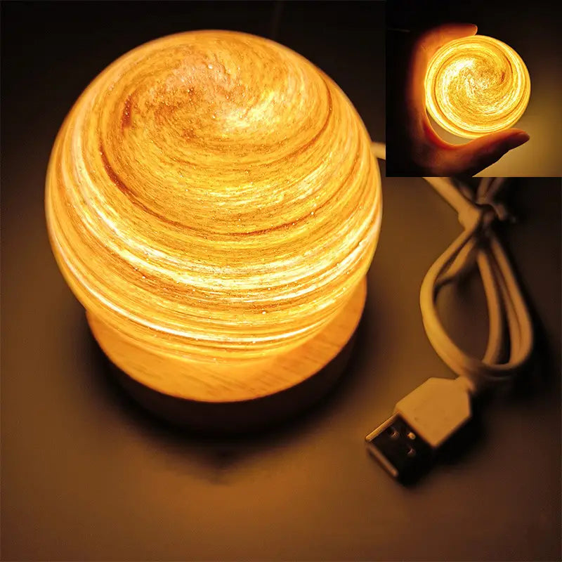 ✨3DPlastic Night Light, Creative Planet Design LED Night Lamp For Home🤩