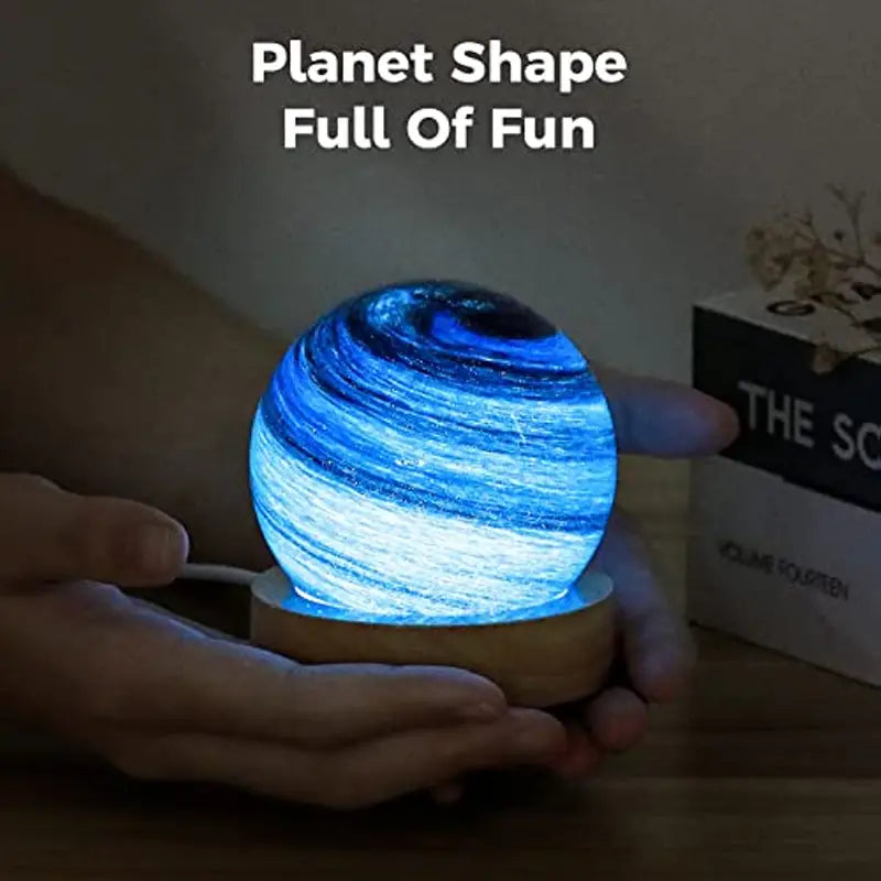 ✨3DPlastic Night Light, Creative Planet Design LED Night Lamp For Home🤩