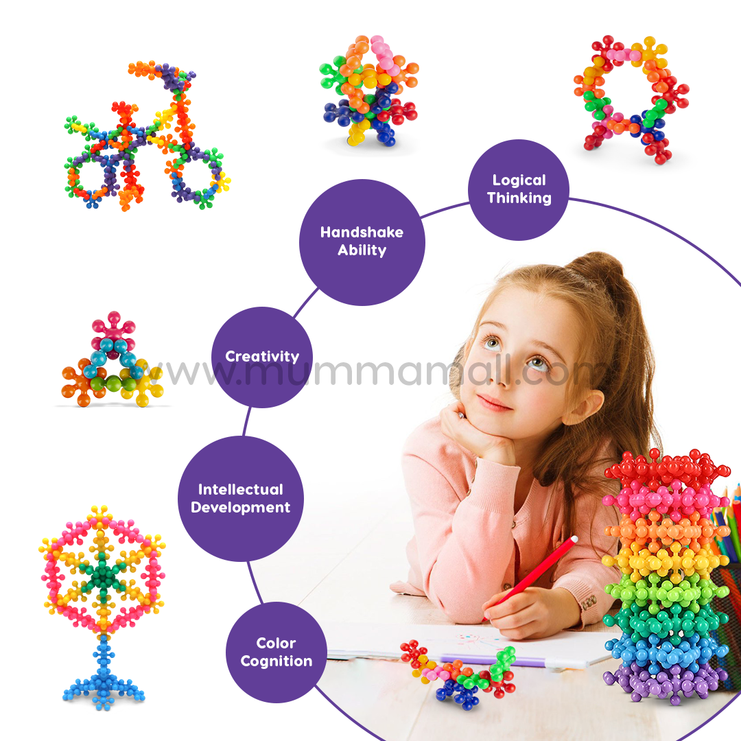 Educational Star Block For Kids Development | 100% Safe Material + FREE 2000+ Pages PDF Worksheet For Kids