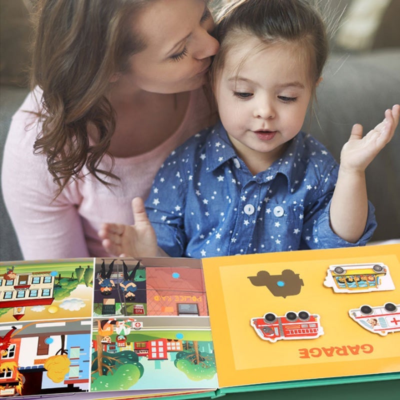 📙Quiet Interactive Book || Educational books with stickers for children🙌