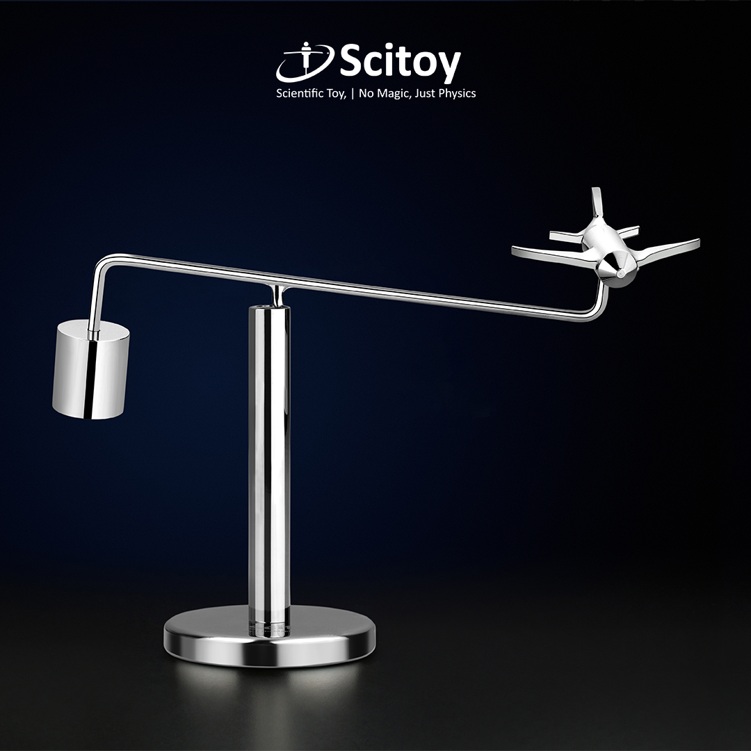 Stainless Balancing Air Craft for Meditation, Entertainment, Office - Home decorations and Gift.