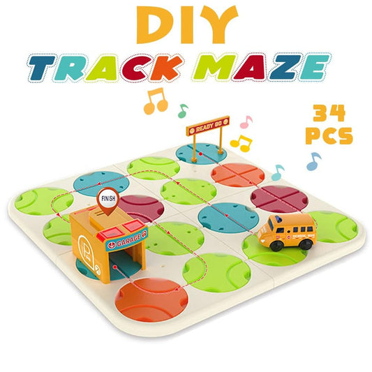 Car Maze Adventure Puzzle game for Kids Educational & fun Toys 🚘(34 pcs)