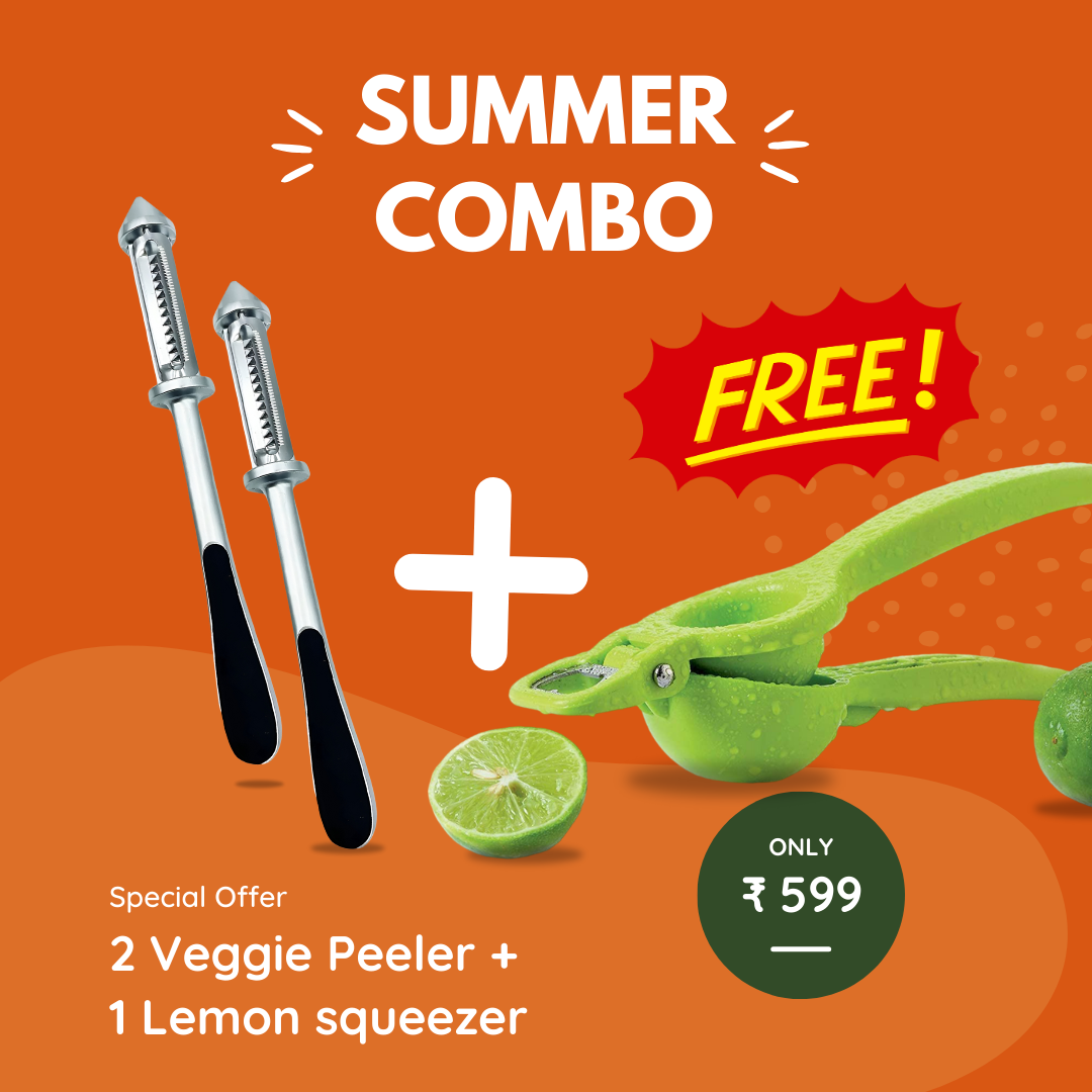 Multifunctional Veggie Peeler 2pcs + FREE Lemon Squeezer