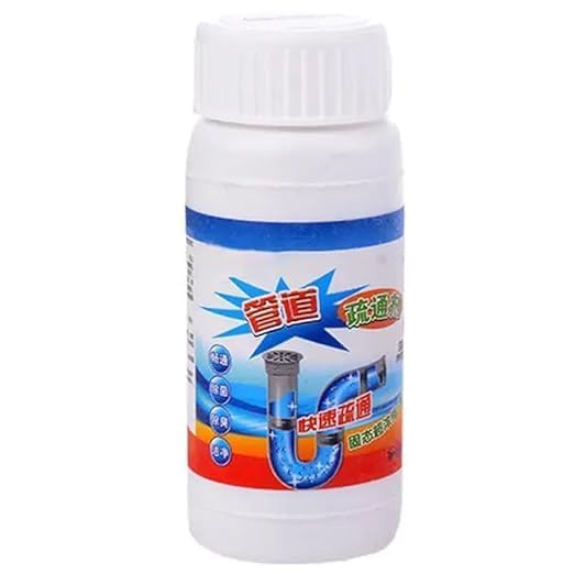 Sink & Drain Cleaner Powder | Powerful & Clog Remover Sink Cleaning Powder | Automatic Toilet Blockage Cleaner, Removes Clogs, Blockage in Washbasin, Septic Tank, Sinks, Pipes(Pack of 2)