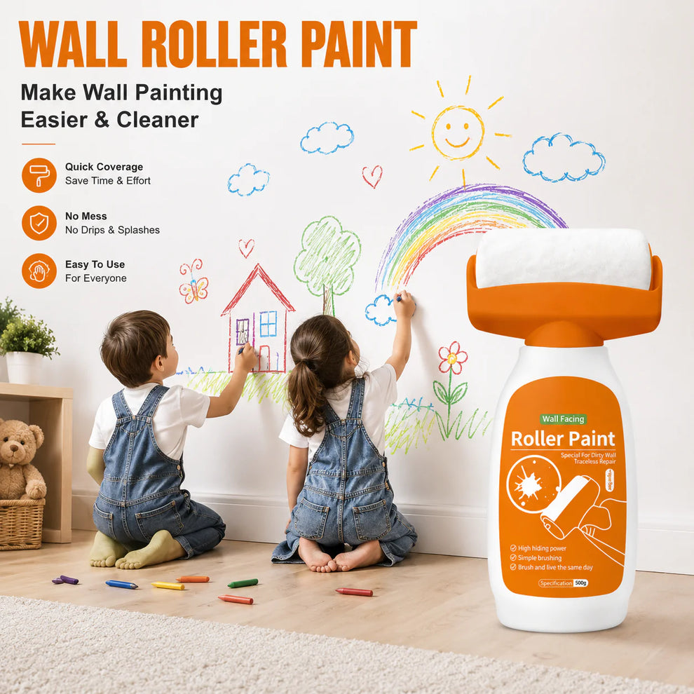 WallRevive Roller™ – DIY Wall Mark & Stain Touch-Up Tool