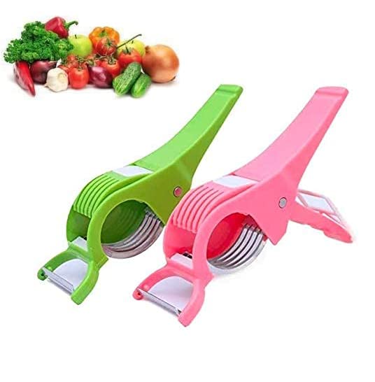 ✨2 in 1 Vegetable Cutter With Peeler (Buy 1 Get 1 Free)🤩