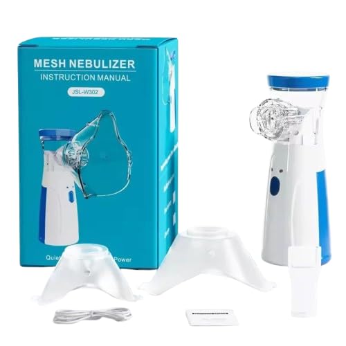 Rechargeable Mesh Nebulizer for Adults & Kids – Compact, Portable & Noise-Free Breathing Relief Device