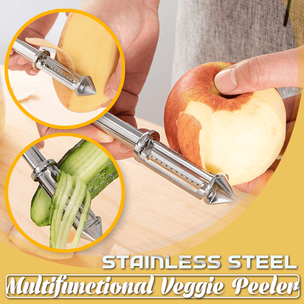 3 in 1  Stainless steel Multifunctional Veggie Peeler (Buy 1 get 1 FREE)