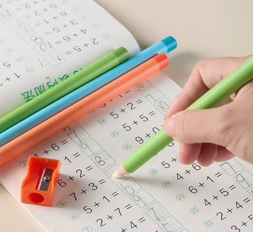 Magic Eraser Pencil used for correcting maths homework