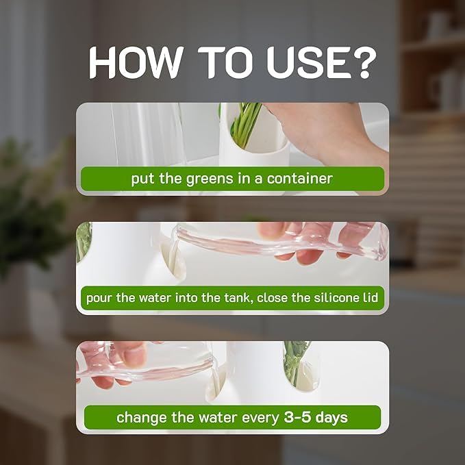 50% OFF - Fresh Herb Saver Container for Refrigerator – Long-Lasting Vegetable Storage & Space-Saving Fridge Organizer | Keeps Herbs Fresh for Weeks