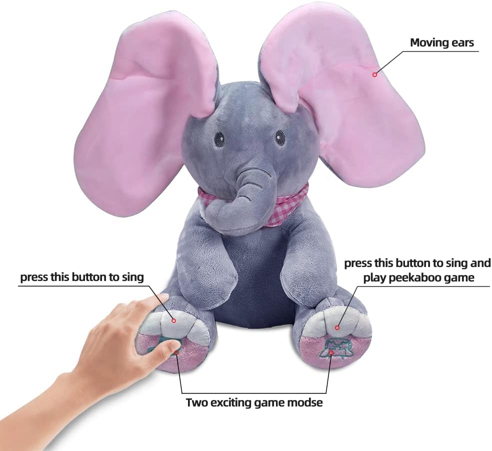 🏆 21Gadget™ Interactive Singing Elephant 🐘💖🎶