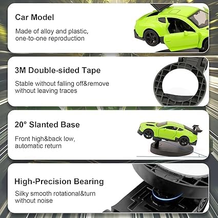 🏎️ DriftKing Dashboard Racer – Motion Magic Car Ornament