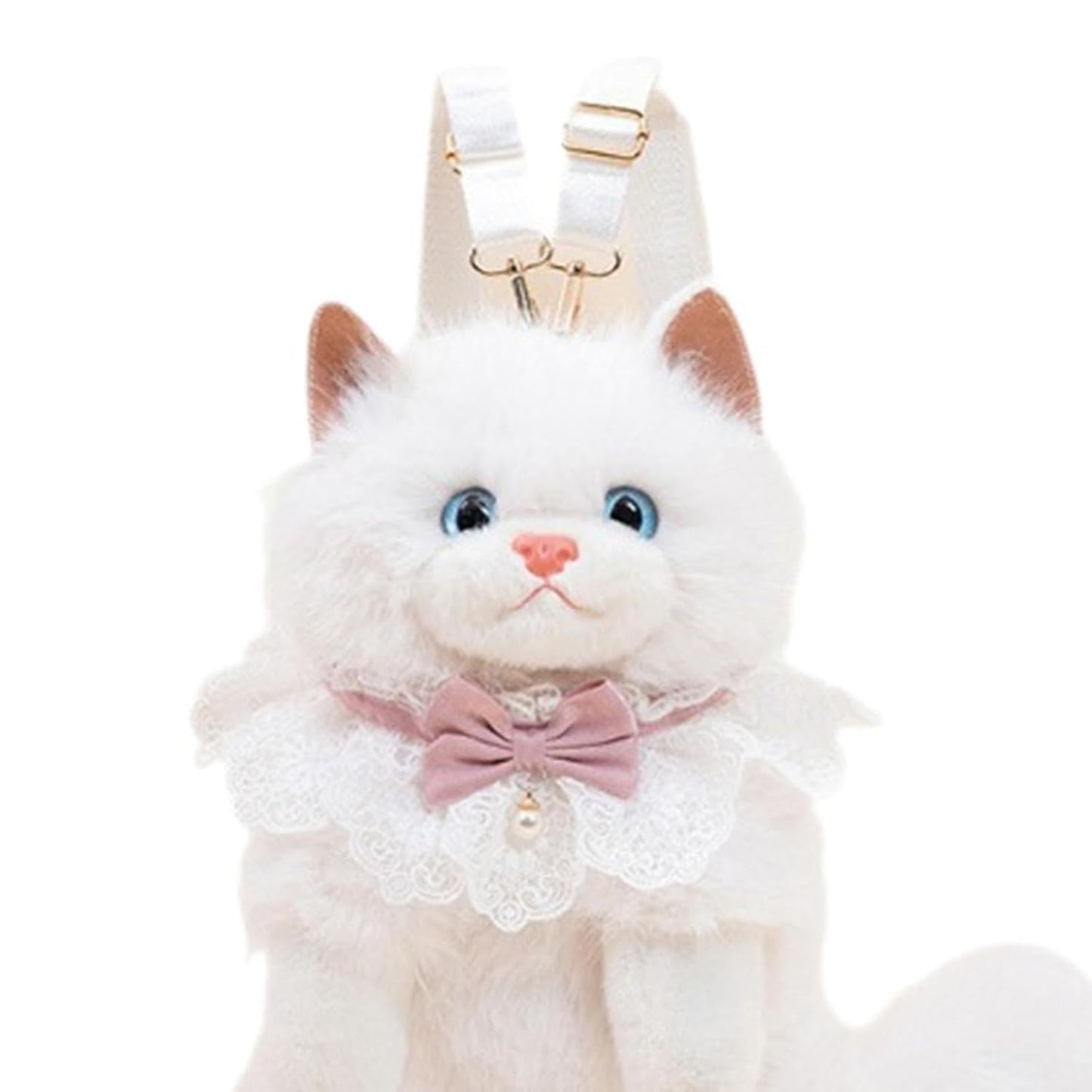 PurrBelle™ Luxury Plush Kitty Backpack 🎀