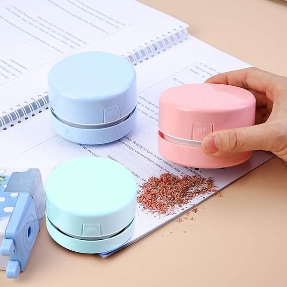 ✨Mini Desktop Vacuum Cleaner || 360 Degree Roatation Design For Keyboard/Home/School/Office🤩