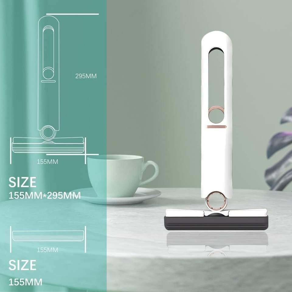 Portable Self-Squeeze Mini Mop – Strong Absorbent Mop for Bathroom & Kitchen