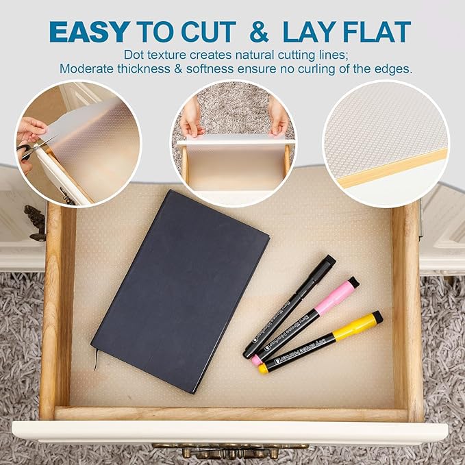 45 x 125 cm Multipurpose Kitchen Drawer Organizer Tray with Compartments for Cutlery, Spoons, Forks & Utensil Storage