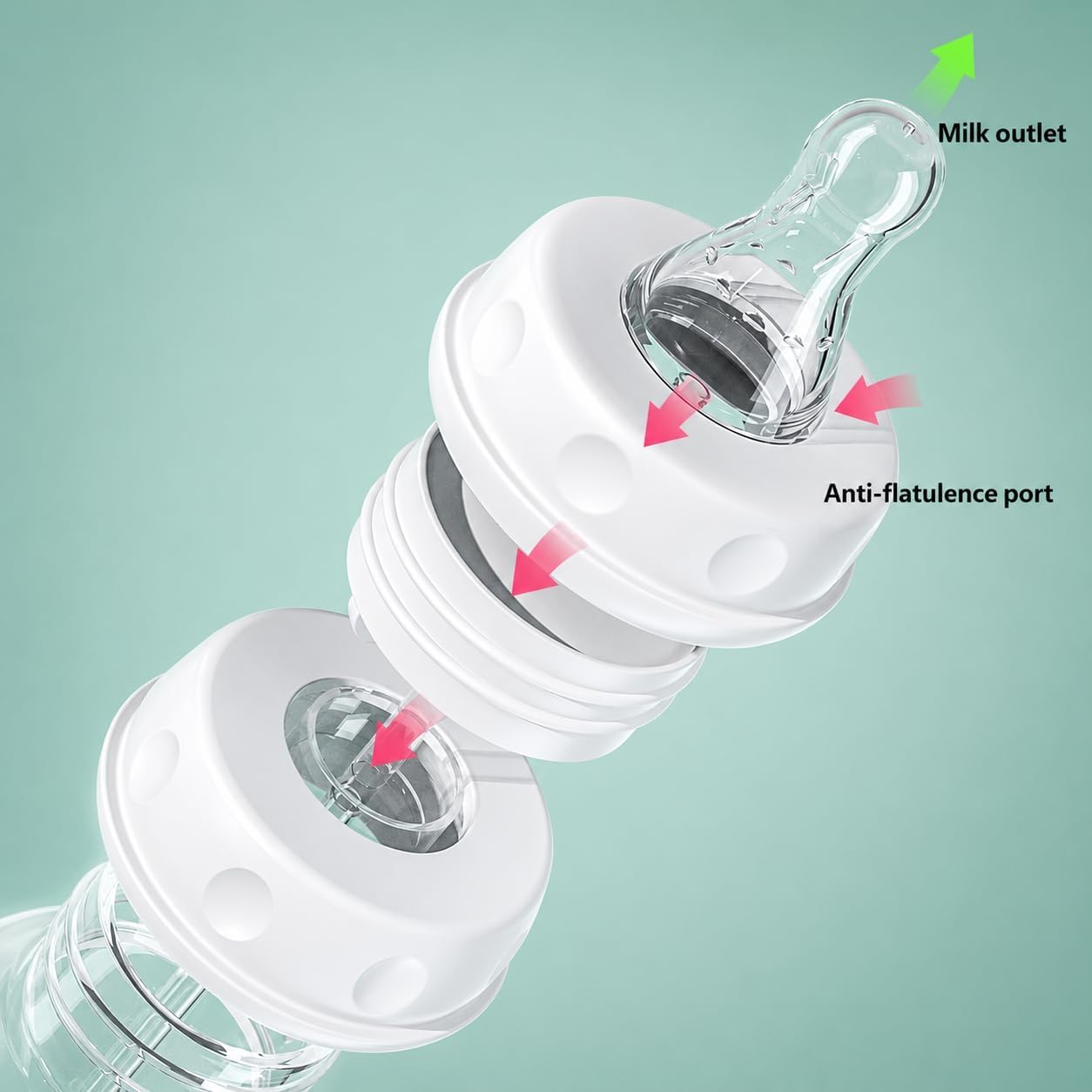 🍼 SipNest™ 360° Baby Feeding Bottle ⭐