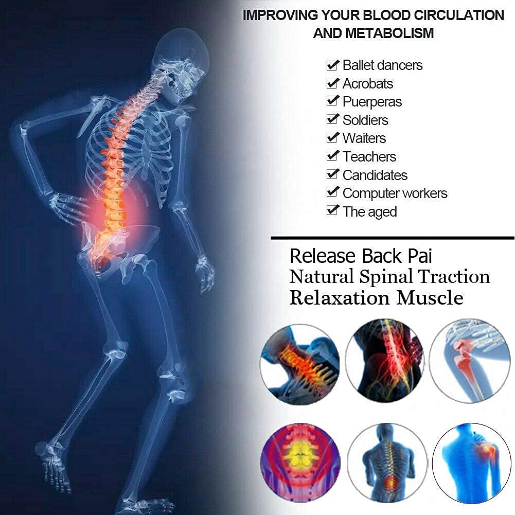 Multi-Level Back Stretcher Massager for Lower Back Pain & Body Stretching